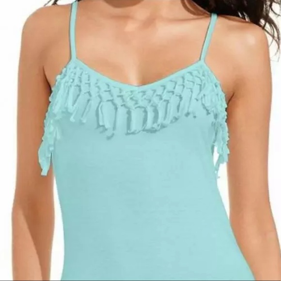 Rebel Sky Bliss Spaghetti Strap Fringe Maxi Dress - Picture 2 of 8